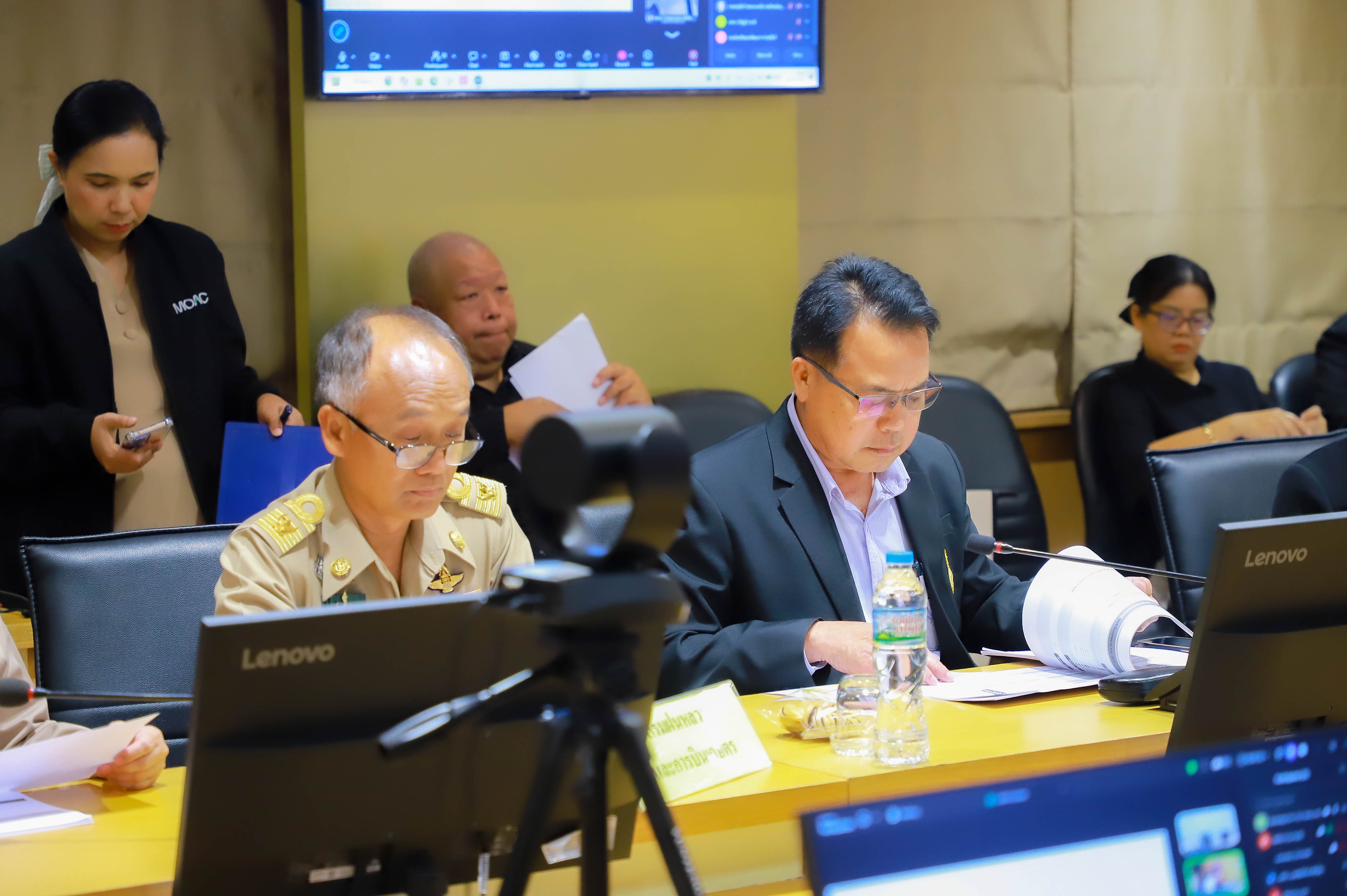 title - รองเลขาธิการ ส.ป.ก. ร่วมการประชุมคณะกรรมการกำกับการประเมินผลการปฏิบัติราชการ ของส่วนราชการในกระทรวงเกษตรและสหกรณ์ ครั้งที่ 2/2569